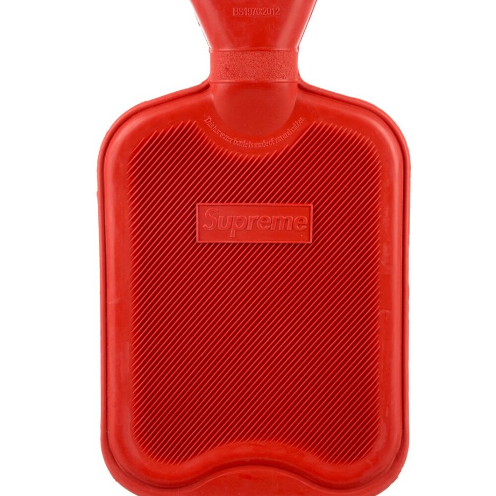 SUPREME Hot Water Bottle Red